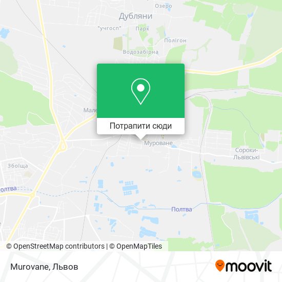 Карта Murovane
