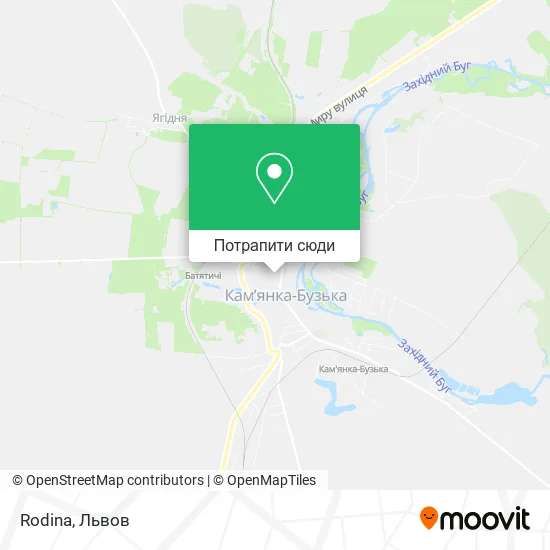 Карта Rodina
