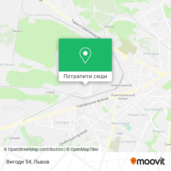 Карта Вигоди 54