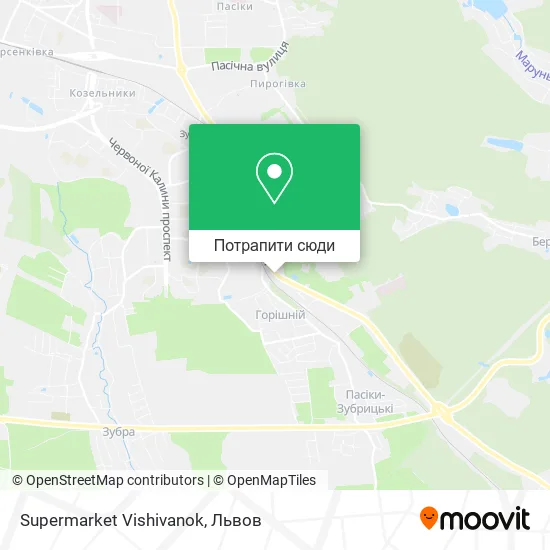 Карта Supermarket Vishivanok