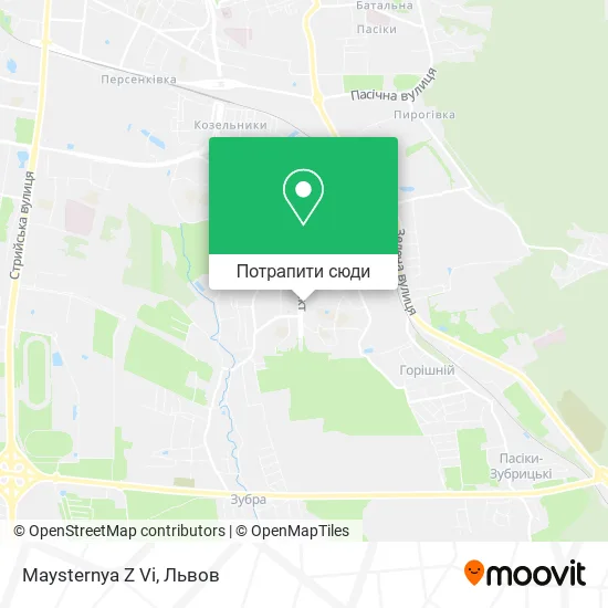 Карта Maysternya Z Vi