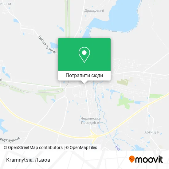 Карта Kramnytsia