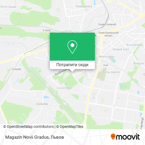 Карта Magazin Novii Gradus