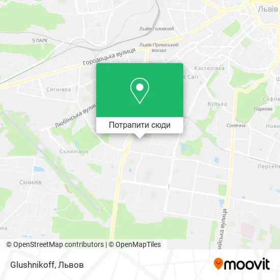 Карта Glushnikoff