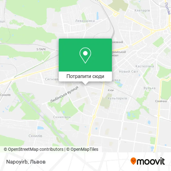 Карта Napoyirb
