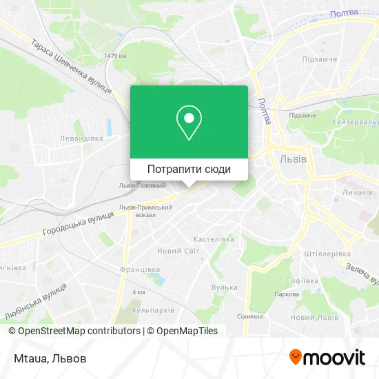 Карта Mtaua