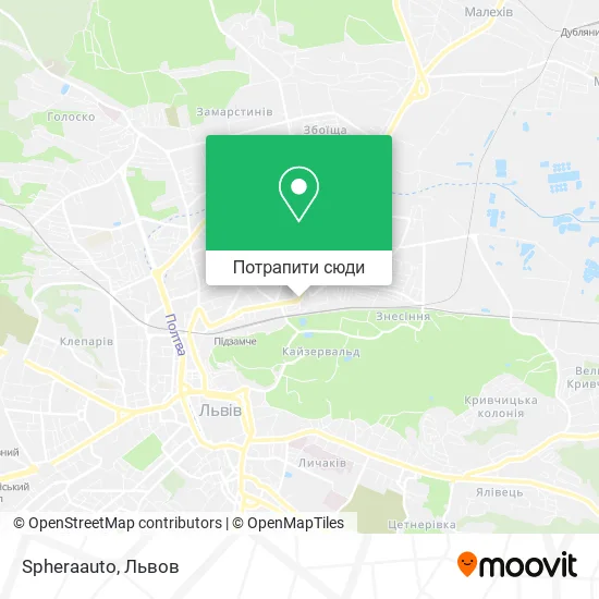 Карта Spheraauto
