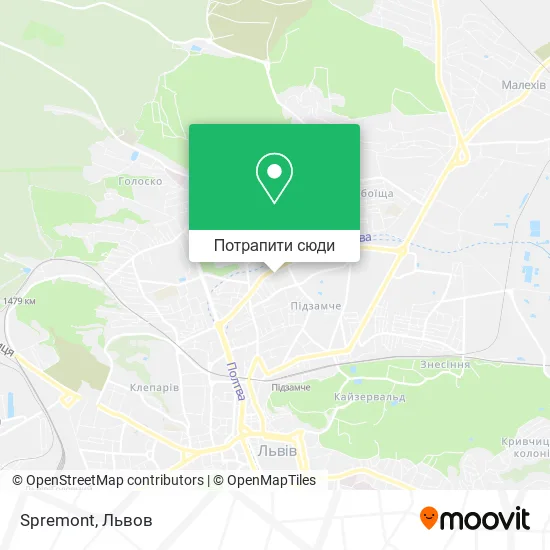 Карта Spremont