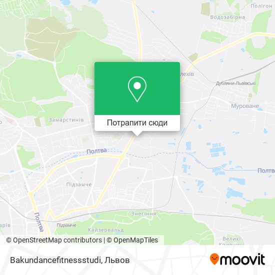 Карта Bakundancefitnessstudi