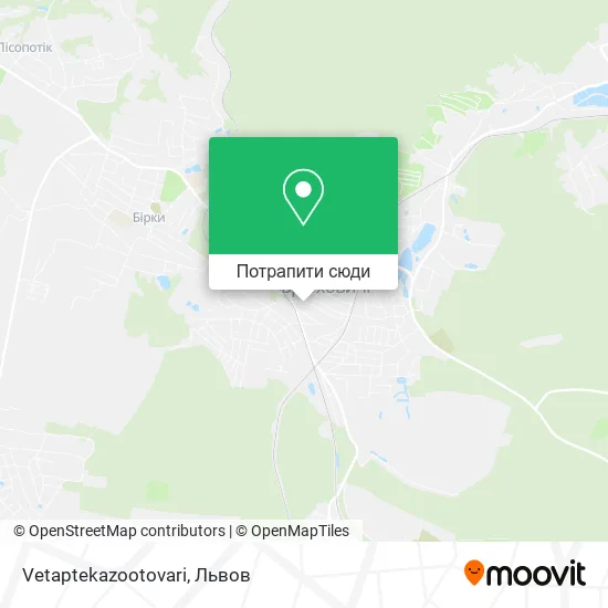 Карта Vetaptekazootovari