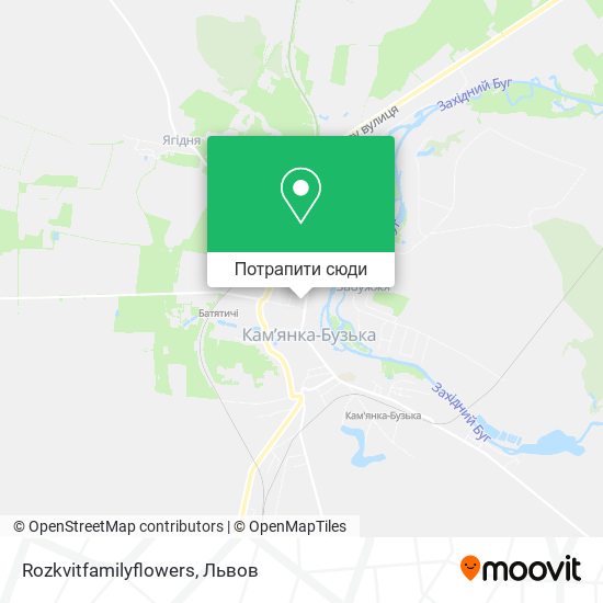 Карта Rozkvitfamilyflowers