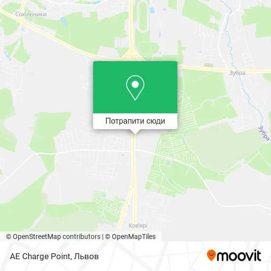 Карта AE Charge Point