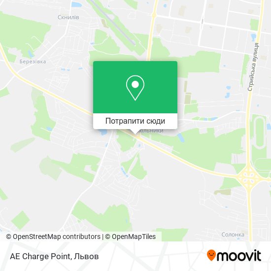 Карта AE Charge Point