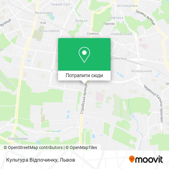 Карта Культура Відпочинку