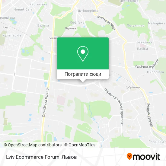 Карта Lviv Ecommerce Forum