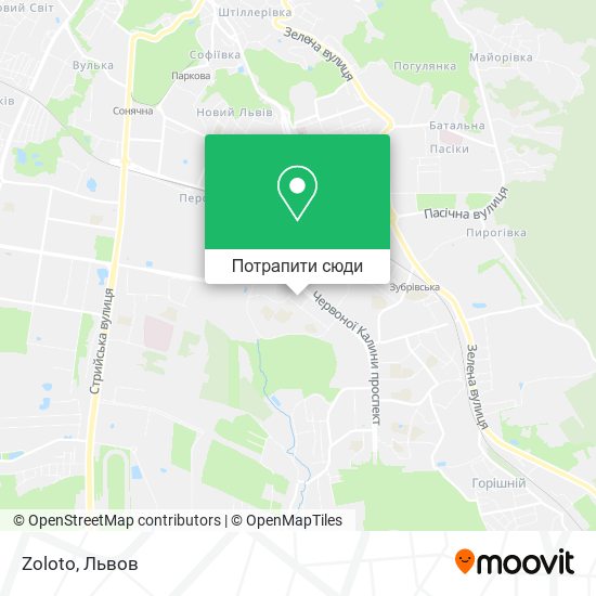 Карта Zoloto