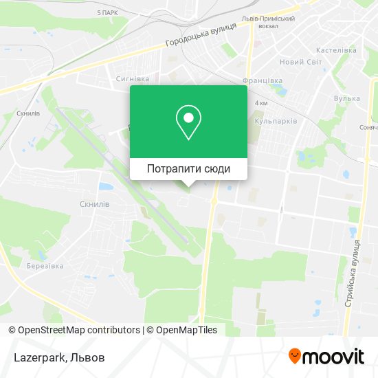 Карта Lazerpark