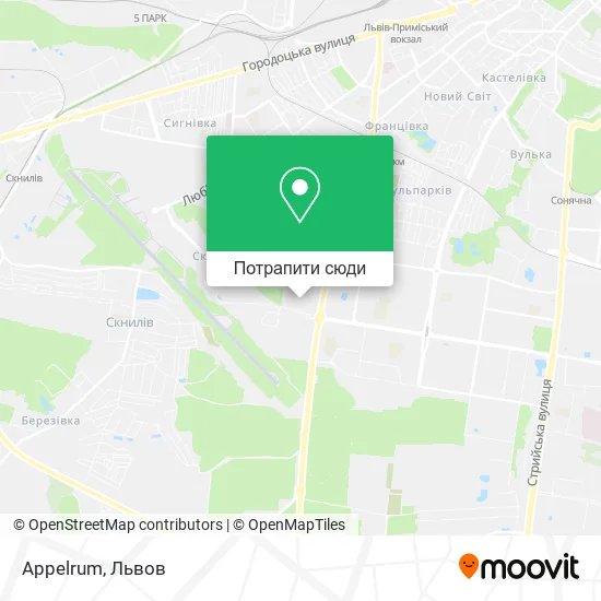 Карта Appelrum