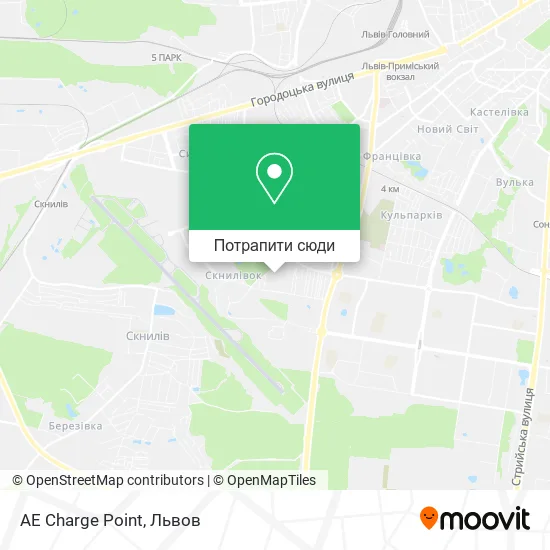 Карта AE Charge Point