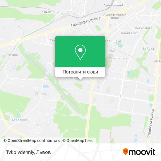 Карта Tvkpivdenniy