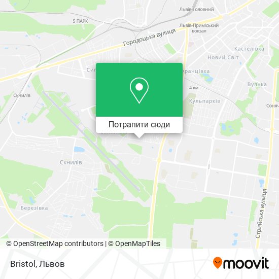 Карта Bristol