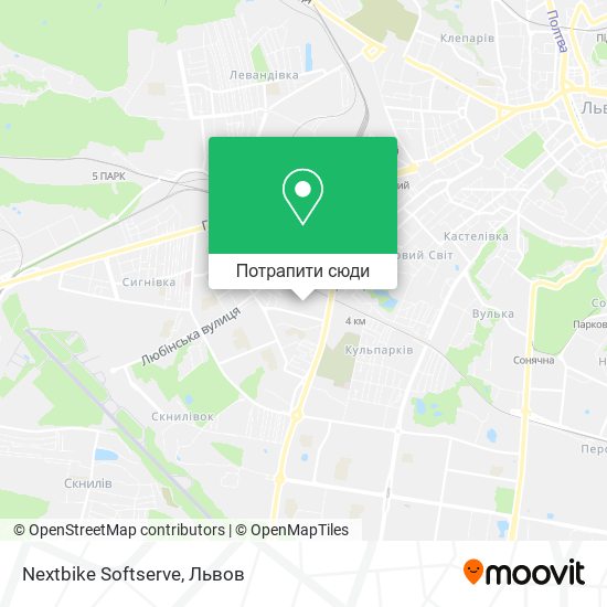 Карта Nextbike Softserve