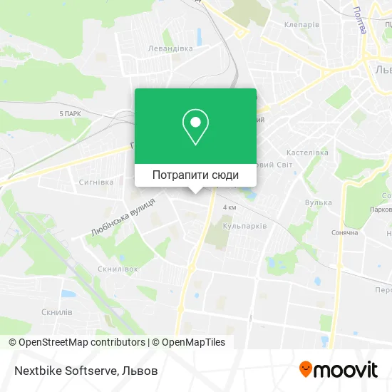 Карта Nextbike Softserve