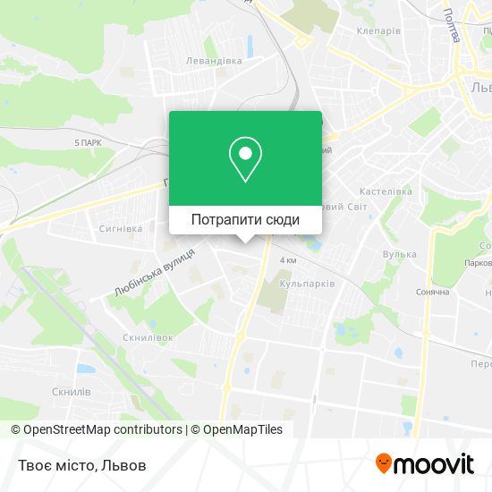 Карта Твоє місто