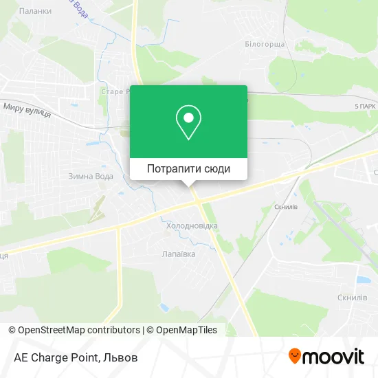 Карта AE Charge Point