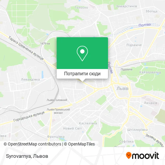 Карта Syrovarnya