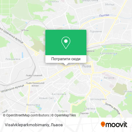 Карта Visalvkleparkmobimaniy