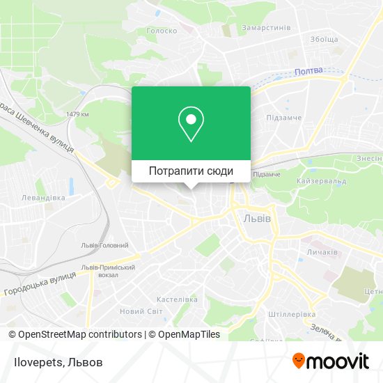 Карта Ilovepets