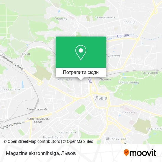 Карта Magazinelektronnihsiga