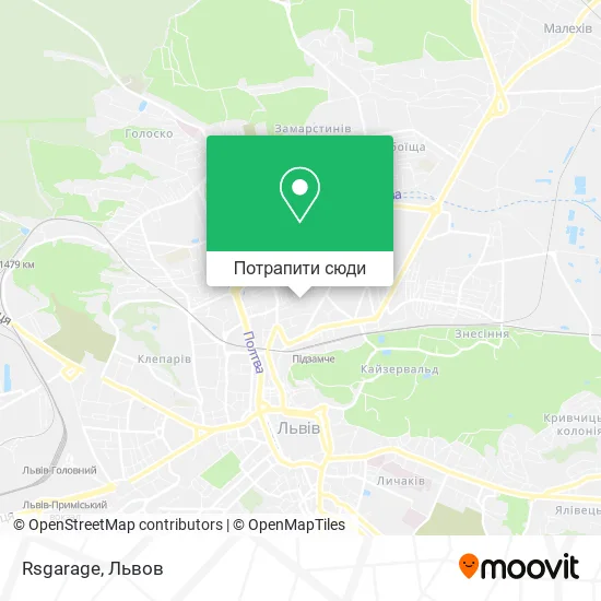 Карта Rsgarage