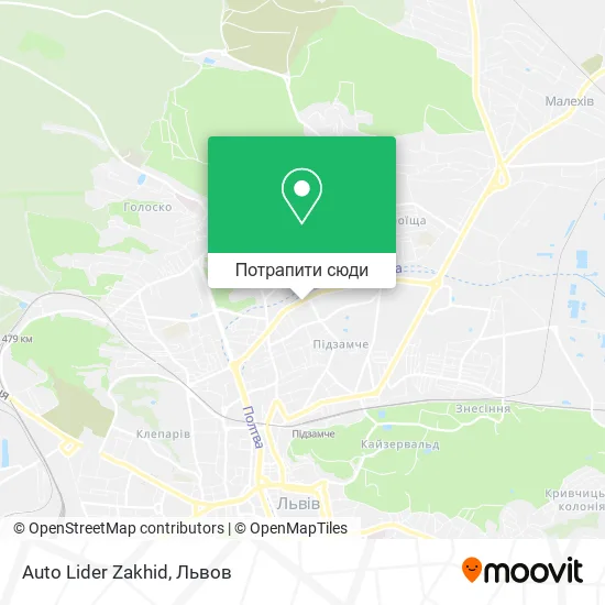 Карта Auto Lider Zakhid