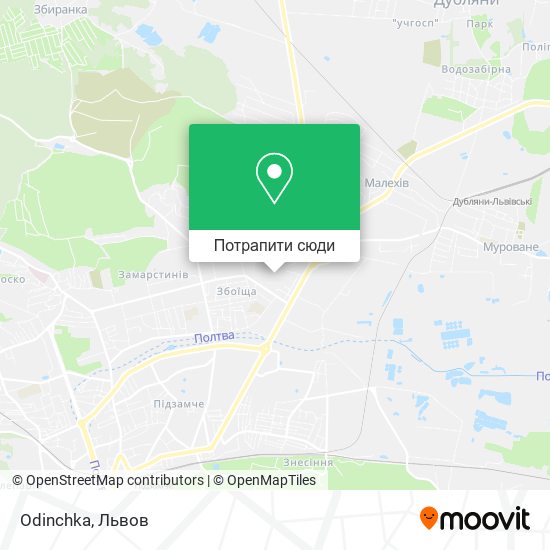 Карта Odinchka