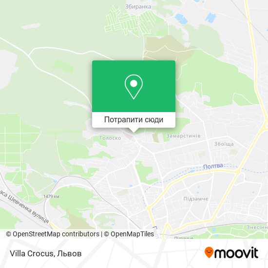 Карта Villa Crocus