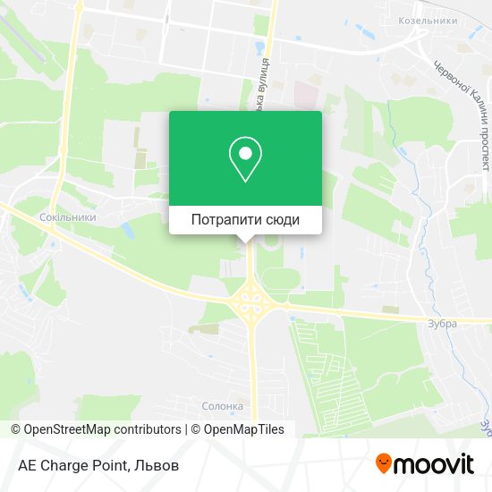 Карта AE Charge Point
