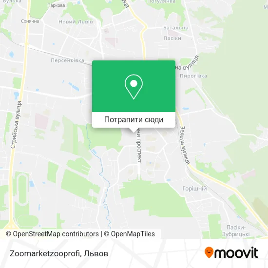 Карта Zoomarketzooprofi