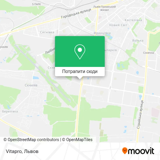 Карта Vitapro