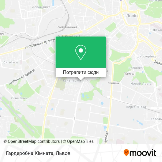 Карта Гардеробна Кімната