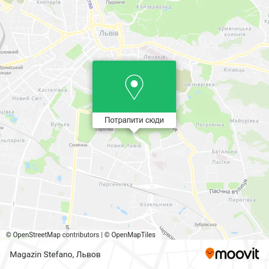 Карта Magazin Stefano