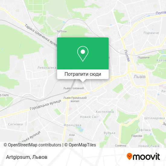 Карта Artgipsum
