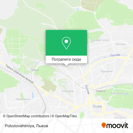 Карта Pobutovahimiya