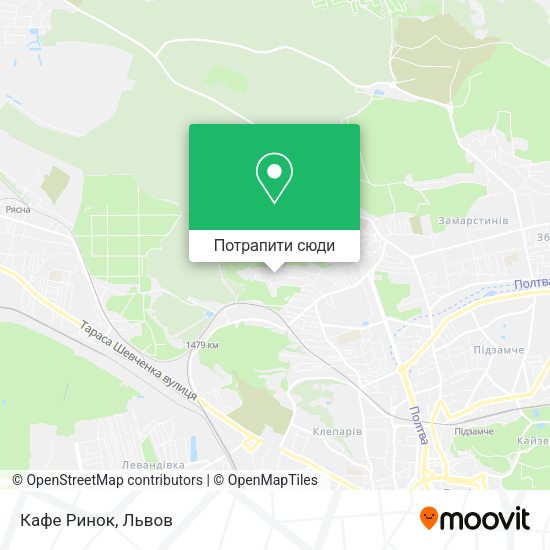 Карта Кафе Ринок