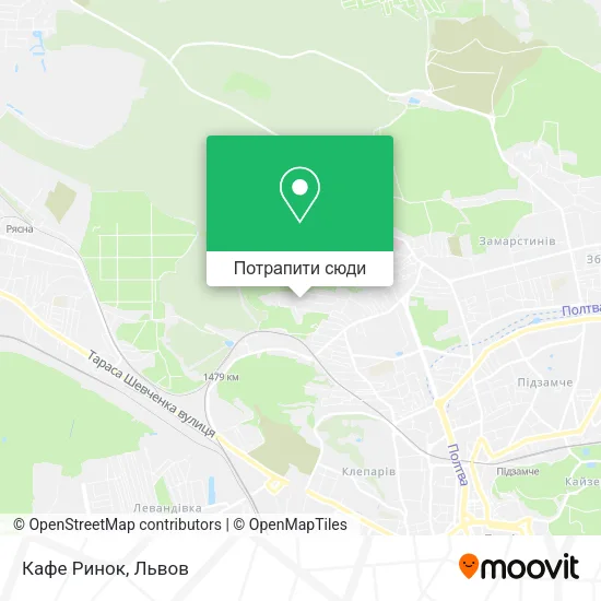 Карта Кафе Ринок