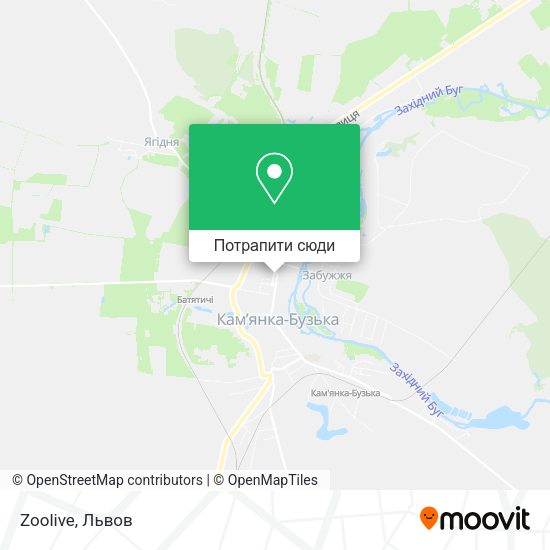 Карта Zoolive