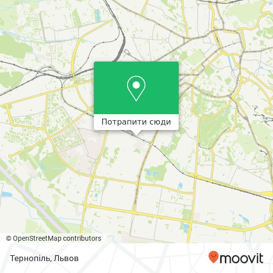 Карта Тернопіль