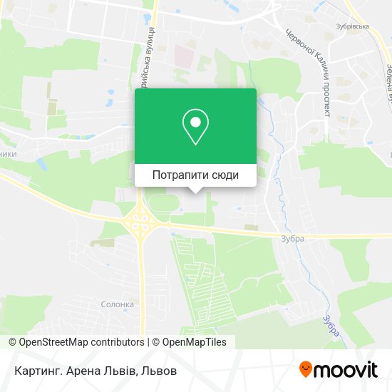 Карта Картинг. Арена Львів