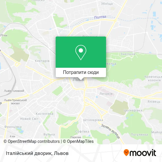Карта Італійський дворик